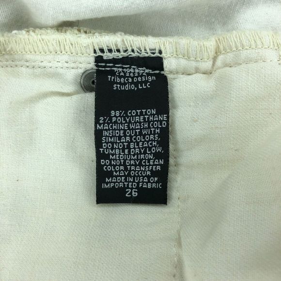 Nili‎ Lotan Women's 26 Khaki Mid Rise Wallpaper Print Crop Skinny Jeans - Picture 6 of 6